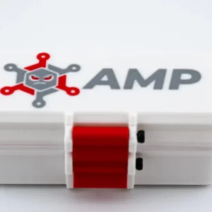 AMP 3D-Printed Vial Case – 10 Slot Secure Storage Box