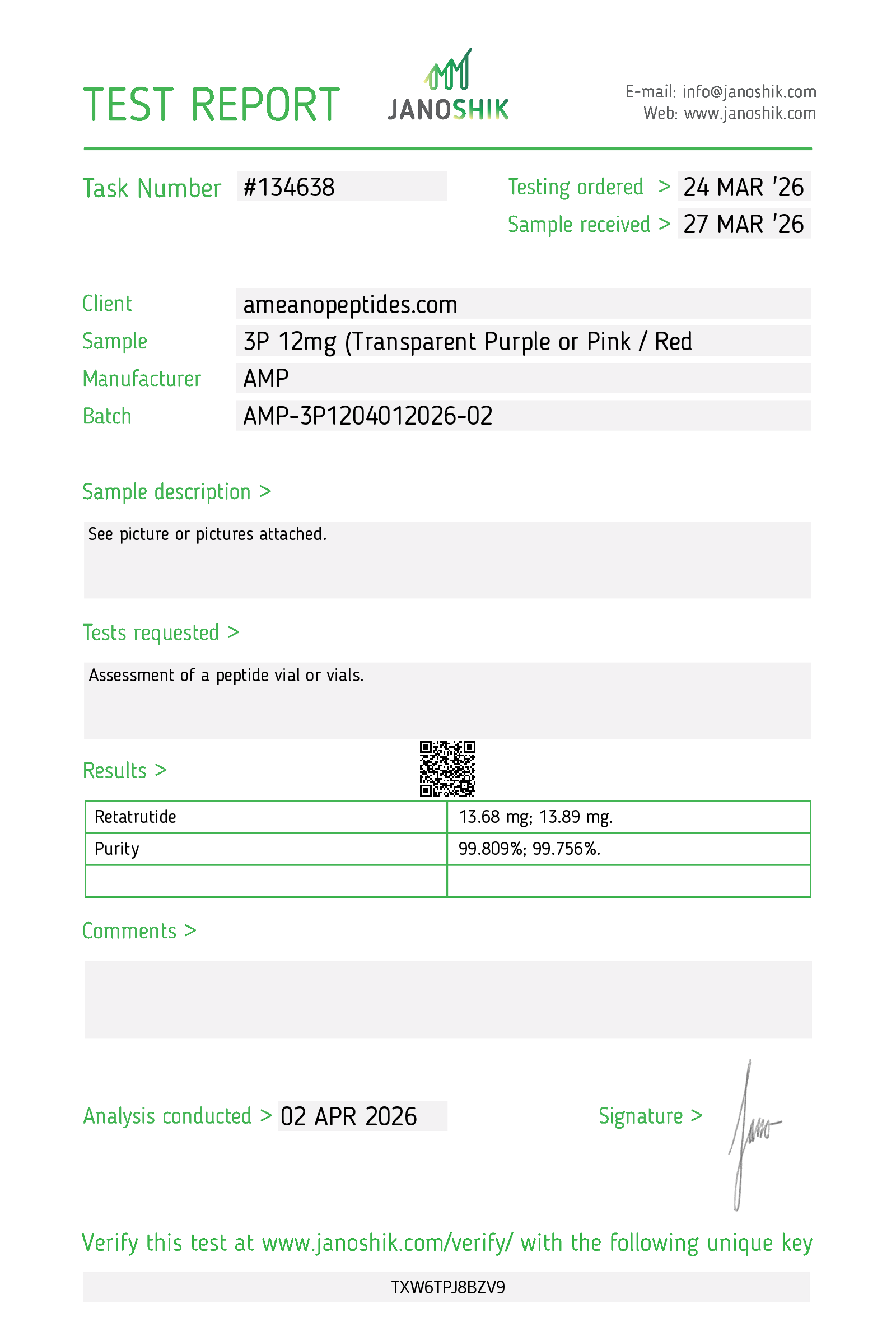 AMP-3P 12mg - Image 2