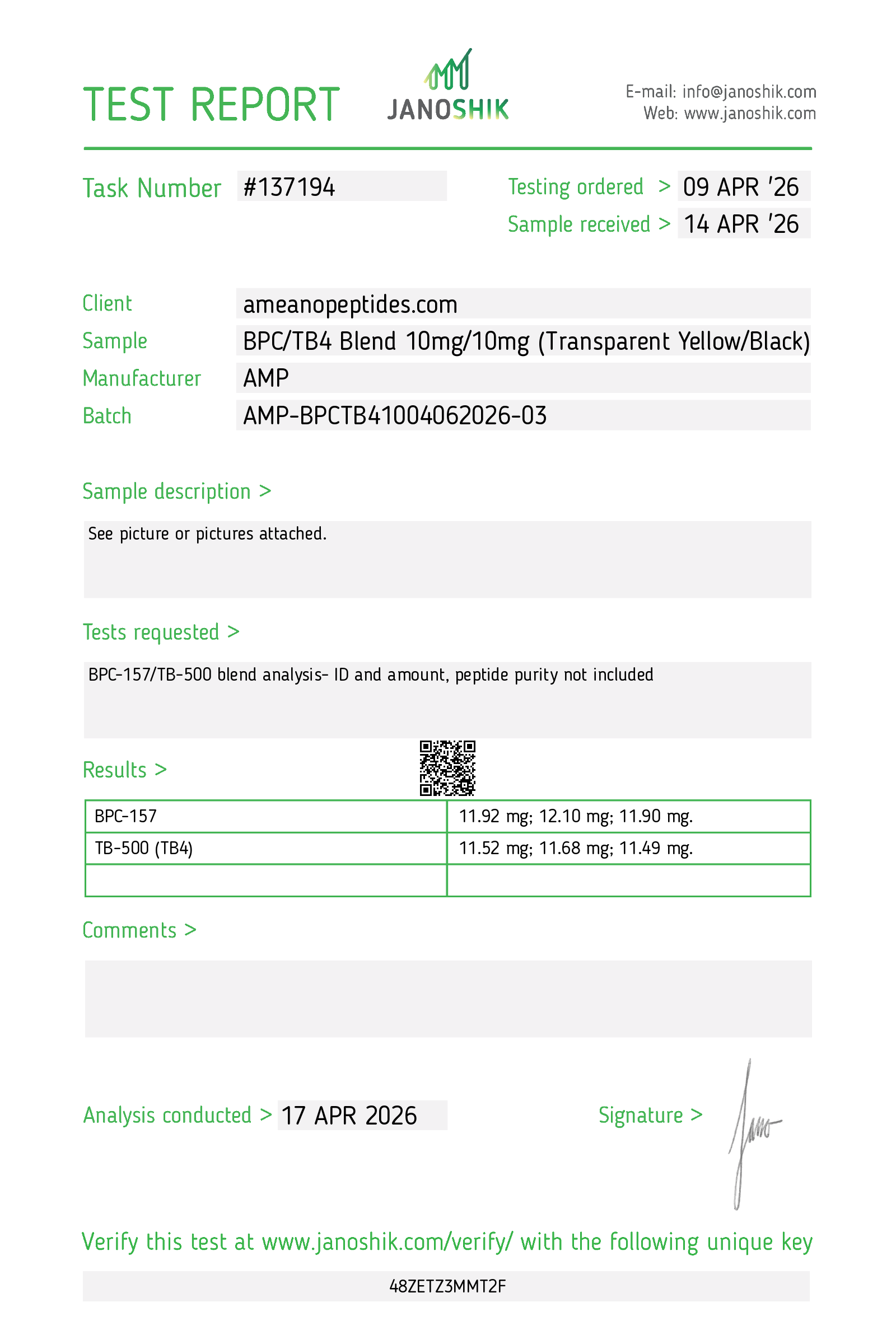 BPC-157 / TB4 Blend 10mg/10mg - Image 2