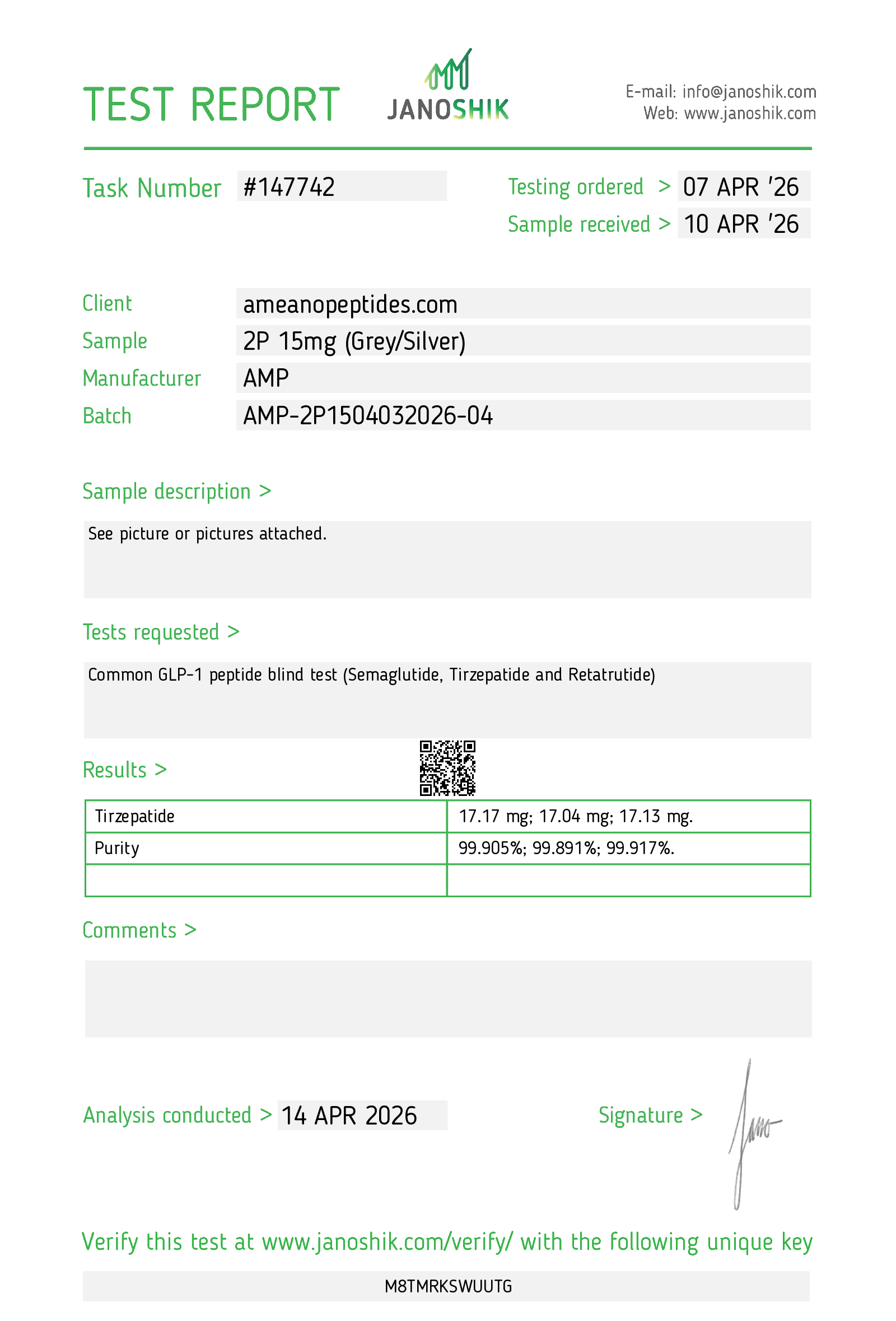 AMP-2P 15mg - Image 2