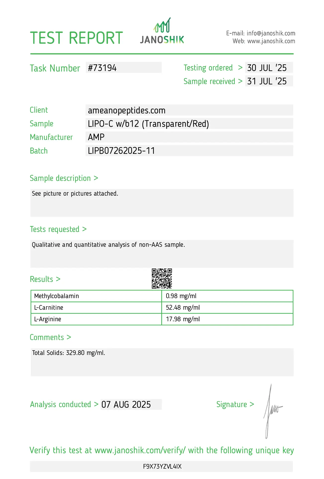 Test-Report-73194.webp LIPO-C with B12 (10ML) - Image 2