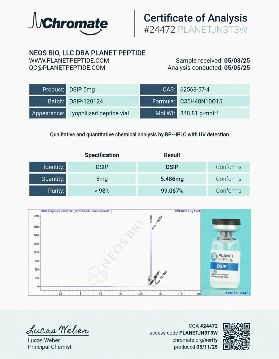 urKNh.jpg Planet Peptide DSIP 5MG - Image 2